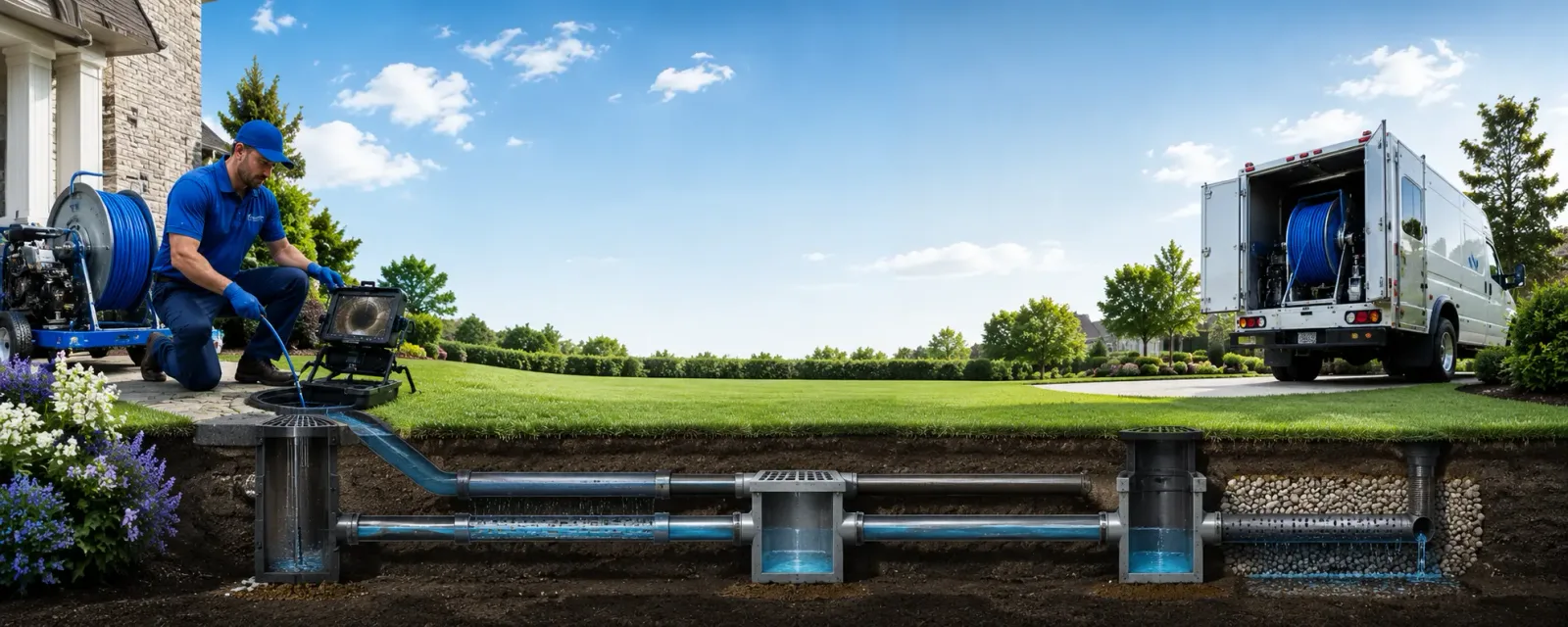Outdoor drain cleaning information for Nova, OH