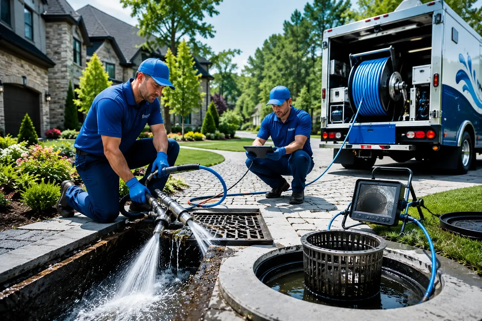 Local outdoor drain cleaning professionals in Nova, OH